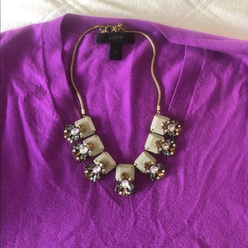 J. Crew jeweled necklace